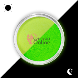 Decor pentru unghii NADP019BB cu pudra fosforescenta 50019 Galben-Verde Neon